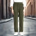thumbnail image 1 of Juslio Pants for Women with Pockets Corduroy Casual Comfortable Elastic Waist Straight Pants, 1 of 8
