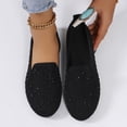 thumbnail image 1 of Juslio Shoes Women Mesh Breathable Mesh Round Toe Comfortable Lightweight Casual Slip on Flat Shoes, 1 of 9