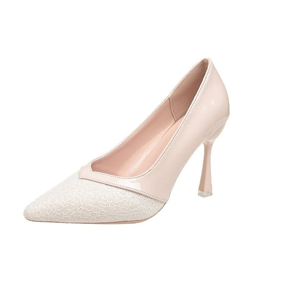 Juslio Shoes for Women High Heels Shoes Comfortable Casual Shoes