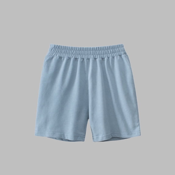 Juslio Shorts for Kids Loose Comfortable Breathable Boys and Girls Unisex Shorts Elastic Waist Bike Shorts Casual Shorts ,Sizes 2 Years