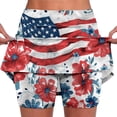 thumbnail image 1 of Juslio Shorts for Women Breathable Skirt, Pants Fashion Sporty Casual Mid Waist Base Plus Size Shorts, 1 of 5
