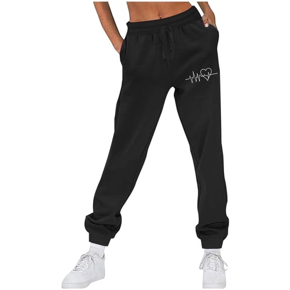 Juslio Trousers Pants for Women Fashion Print Casual Athletic Pants