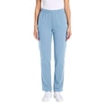 thumbnail image 1 of Juslio Women Pants Elastic Waist Loose Business with Pockets Casual Comfortable Straight Pants, 1 of 4