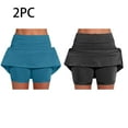 thumbnail image 1 of Juslio Women Pants New Color Midwaist Skirt Sports Casual Bottoming Skirt Womens Shorts XXL Dark Gray, 1 of 2