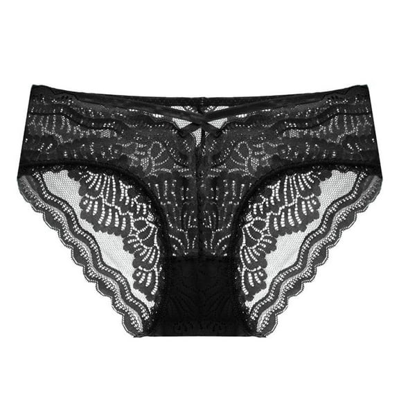 Juslio Women's Panties Low Waist Lace Sexy Breathable Soft Soft Elastic Underwear