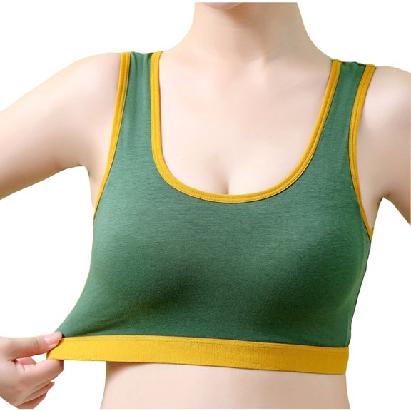 Juslio Womens Bras Athletic Wirefree Breathable Solid Sports Bras