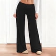 thumbnail image 1 of Juslio Womens Pants Loose Elastic Waist Casual Comfortable High Waist Wide-Leg Pants, 1 of 7