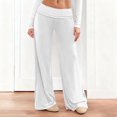 thumbnail image 1 of Juslio Womens Pants Loose Elastic Waist Casual Comfortable High Waist Wide-Leg Pants, 1 of 7
