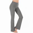 thumbnail image 1 of Juslio Womens Pants Workout Sporty Yoga Pants Casual Comfortable High Waist Flare Leg Pants, 1 of 5