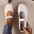 thumbnail image 1 of Juslio Womens Shoes Comfortable Lightweight Round Toe Soft Sole Mesh Breathable Mary Jane Flat Work Shoes, 1 of 8