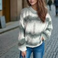 thumbnail image 1 of Juslio Womens Sweaters Pullovers Lightweight Sweaters Crew Neck Long Sleeve Knit Gray, 1 of 6