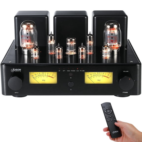 Juson Audio FTA88 180W KT88 Vacuum Tube Amplifier Hifi Stereo Mosfet Single Ended Home Amp with Phono Aptx-hd
