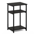 thumbnail image 1 of Just 3-Tier Industrial Metal Frame End Table with Storage Shelves, Espresso, 1 of 1