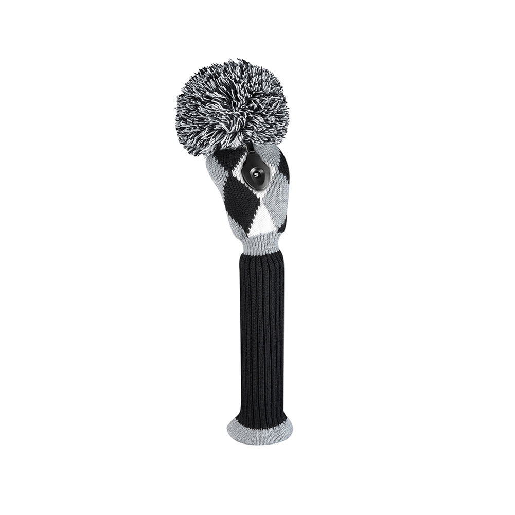 Just 4 Golf Diamond Hybrid Headcover (Grey/Black/White) J4G NEW