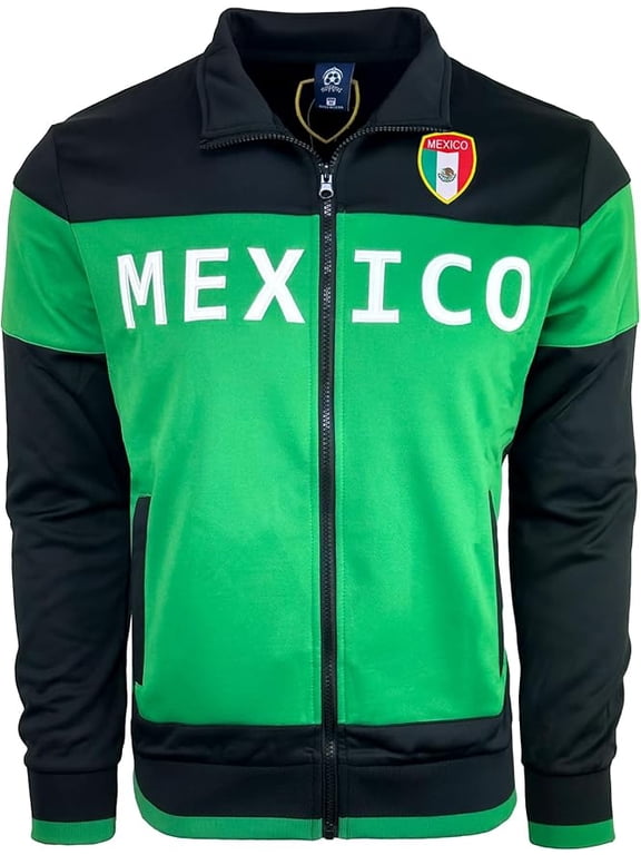 . Adult Large Mexico Soccer Track Jacket