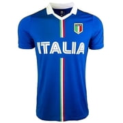 Just 4 Kicks Soccer Jersey Italy Polyester Blue YS-XXL