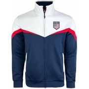 Just 4 Kicks USA Track Jacket, Red/White/Blue, 100% Poly, YS-XXL
