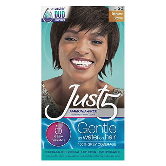 Just 5 Color Darkest Brown (2 Pack)