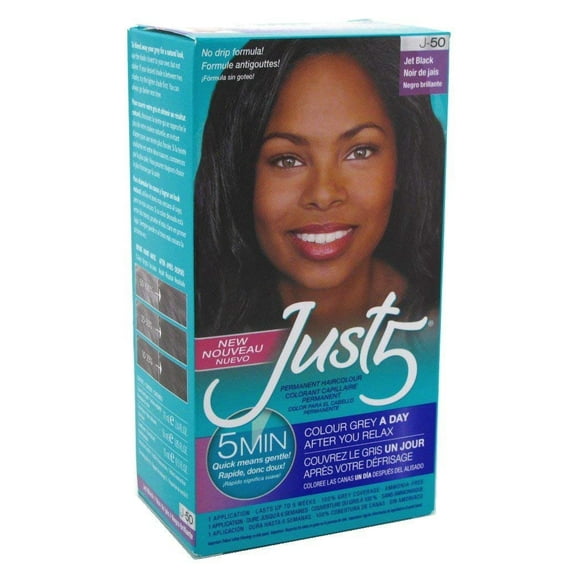 Just 5 Color Natural Jet Black 2 Pack