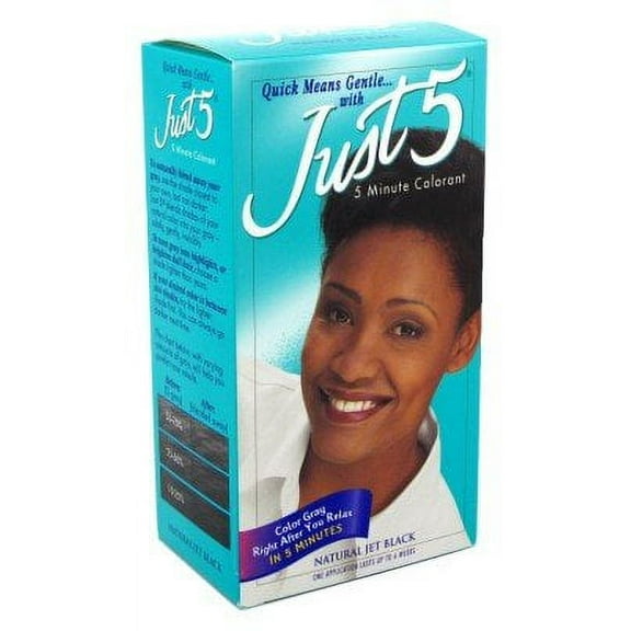 Just 5 Color Natural Jet Black (6 Pack)