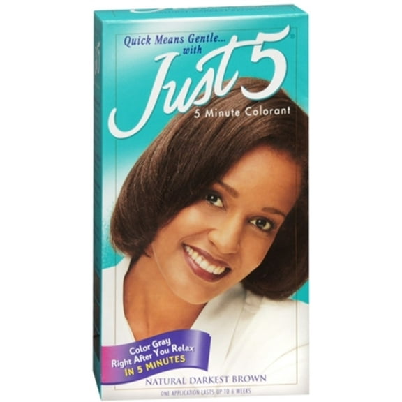 Just 5 Colorant Natural Darkest Brown 1 Each (Pack of 2)