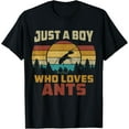 thumbnail image 1 of Just A Boy Who Loves Ants Shirt Cool Ants Insect Men Kids T-Shirt, 1 of 4