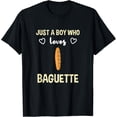 thumbnail image 1 of Just A Boy Who Loves BaguetteT-Shirt, 1 of 4