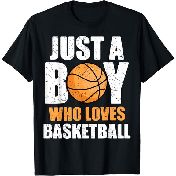 Just A Boy Who Loves Basketball T-Shirt