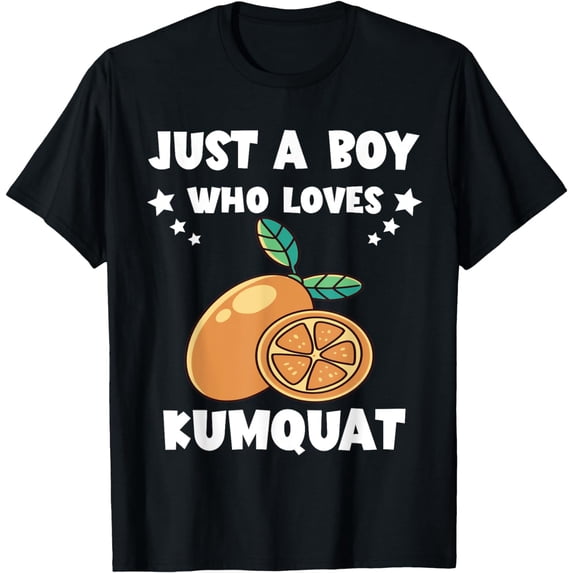 Just A Boy Who Loves Citrus Tree Sweet Orange Lover Kumquat T-Shirt