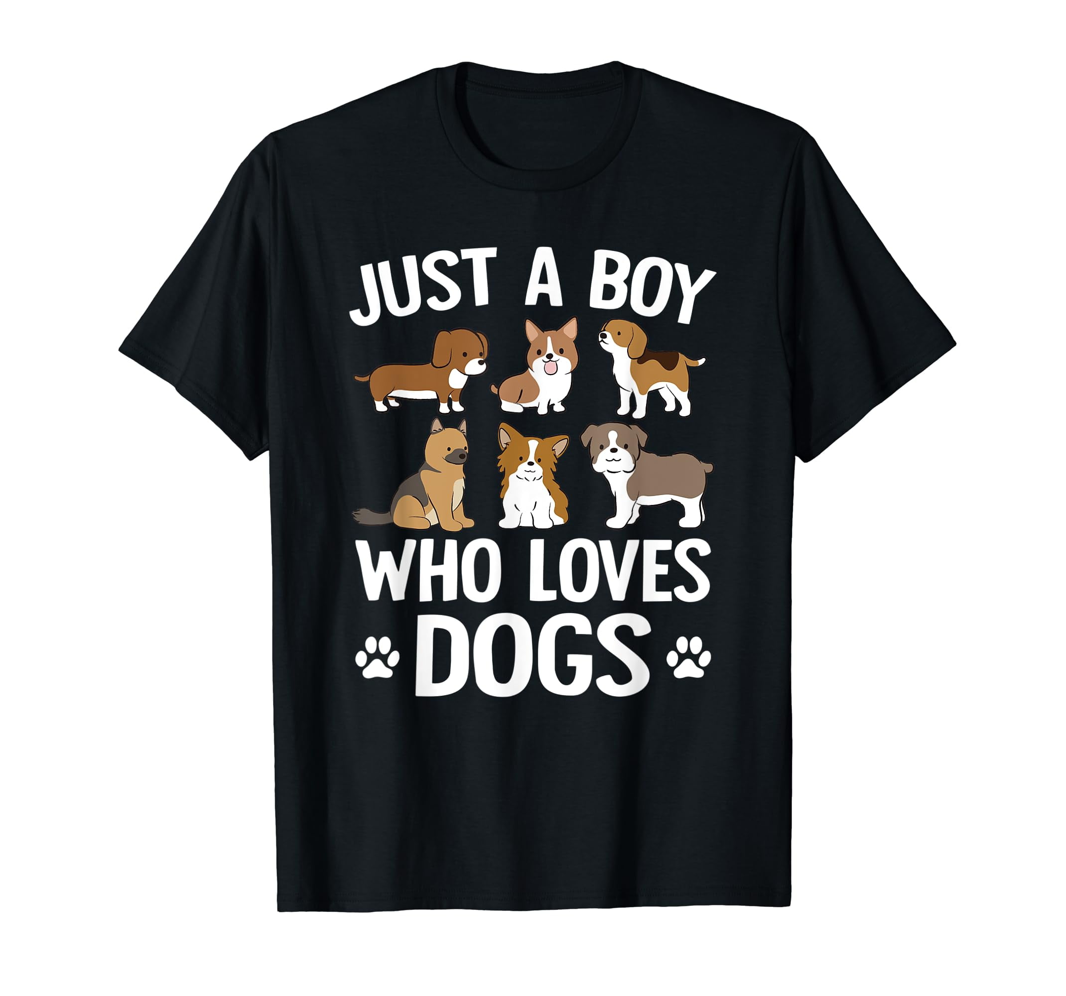 Just A Boy Who Loves Dogs Boys Toddler Puppy Dog Lover T Shirt just-a-boy-who-loves-dogs-boys-toddler-puppy-dog-lover-t-shirt