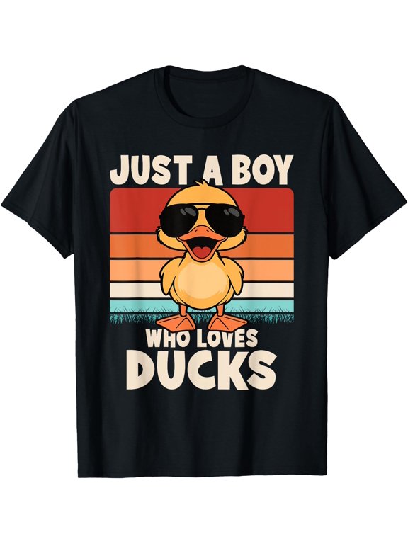 Just A Boy Who Loves Ducks Duck Boys T-Shirt
