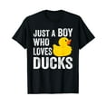 thumbnail image 1 of Just A Boy Who Loves Ducks Funny Duck Lover Birthday Gifts T-Shirt, 1 of 5
