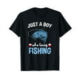 thumbnail image 1 of Just A Boy Who Loves Fishing T-Shirt, 1 of 5