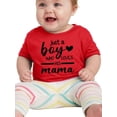 thumbnail image 1 of Just A Boy Who Loves His Mama T-Shirt Infant -Smartprints Designs,  6 Months, 1 of 4