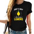thumbnail image 1 of Just A Boy Who Loves Lemons T-Shirt, 1 of 5