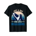 thumbnail image 1 of Just A Boy Who Loves Megalodons - Megalodon Shark T-Shirt, 1 of 5