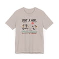 thumbnail image 1 of Just A Girl Unisex T-Shirt, 1 of 4