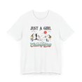 thumbnail image 1 of Just A Girl Unisex T-Shirt, 1 of 4