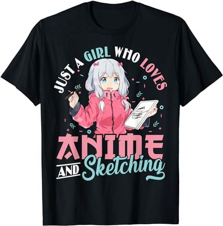 Teenage Girl Anime Shirt | Just A Girl Who Loves Anime Teenage Girl Anime Shirt | Just A Girl Who Loves Anime