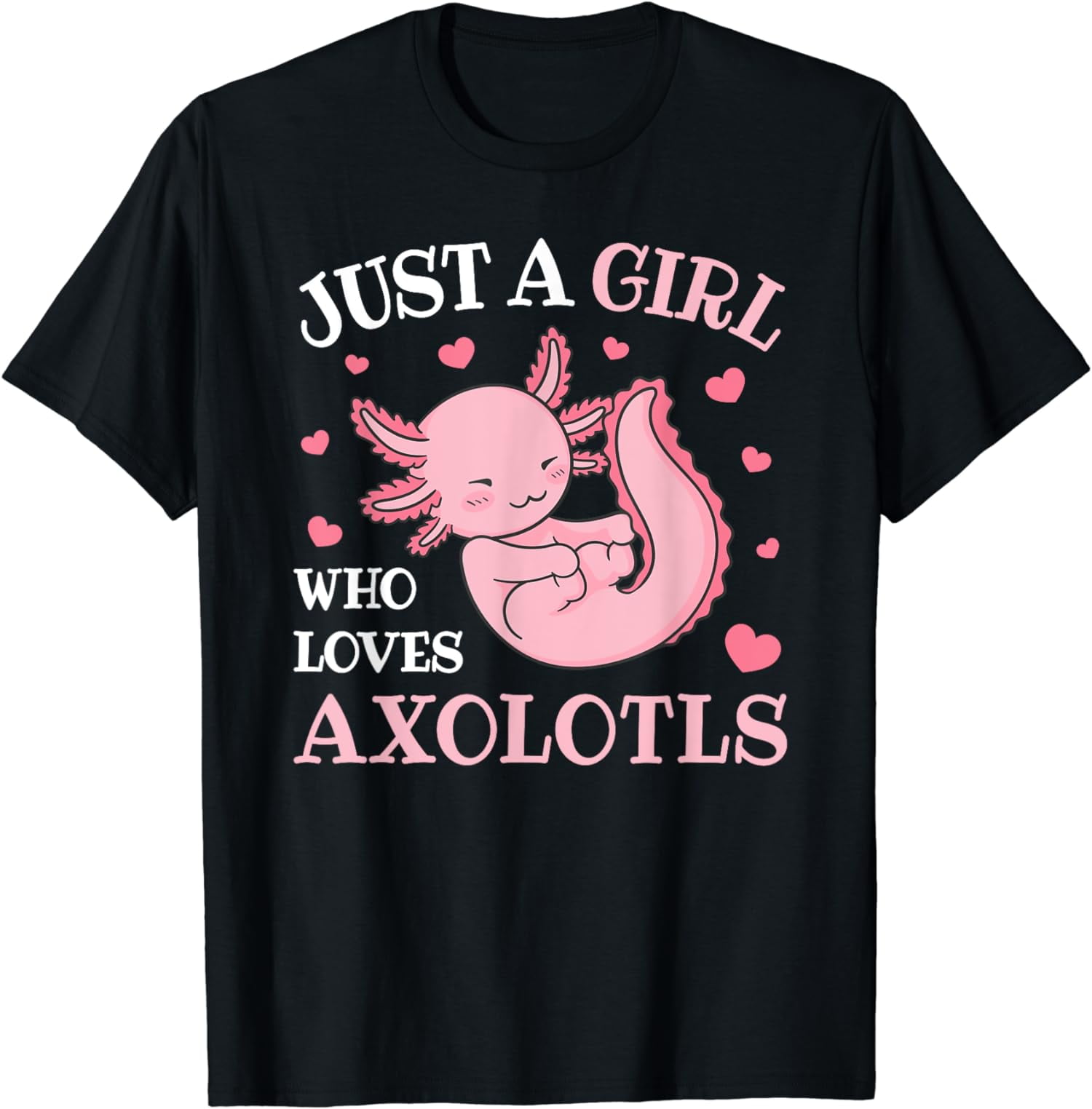 Ggjgrpx Axolotl Lover Tote Bag - Just A Girl Who Loves Axolotls Canvas Bag, Cute Gift For Women, Friends, Sister, Coworker