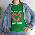 thumbnail image 1 of Just A Girl Who Loves Bacon Funny Bacon Lover Foodie T-Shirt, 1 of 2