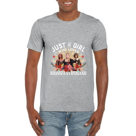 Just A Girl Who Loves Barbra Streisand Music Legend Diva T-Shirt, for men & women, up to size 5XL