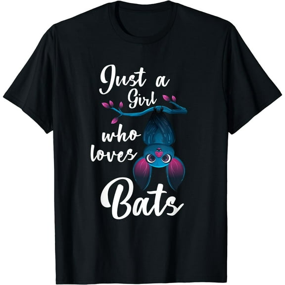 Just A Girl Who Loves Bats Bat T-Shirt