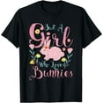 thumbnail image 1 of Just A Girl Who Loves Bunnies Rabbit T-Shirt, 1 of 3