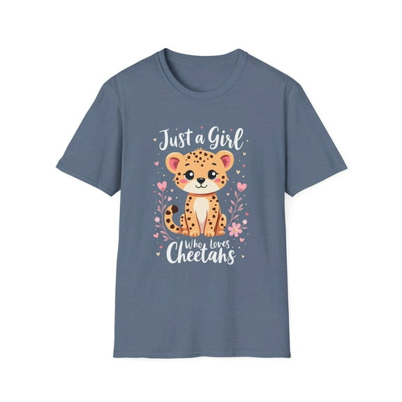 Just A Girl Who Loves Cheetahs Graphic T-Shirt