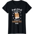 thumbnail image 1 of Just A Girl Who Loves Chocolate Milk T-Shirt, 1 of 4