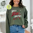 thumbnail image 1 of Just A Girl Who Loves Christmas Sweatshirt, Funny Women's Christmas Hoodie, Xmas Lover Sweatshirt, 1 of 5