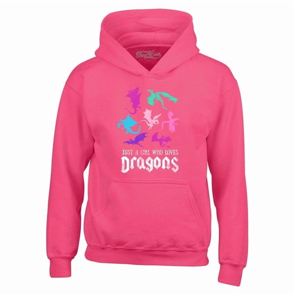 Just A Girl Who Loves Dragons Hoodie Sweatshirts