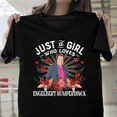 thumbnail image 1 of Just A Girl Who Loves Engelbert Humperdinck Legend Unisex T-Shirt, up to size 3XL., 1 of 2