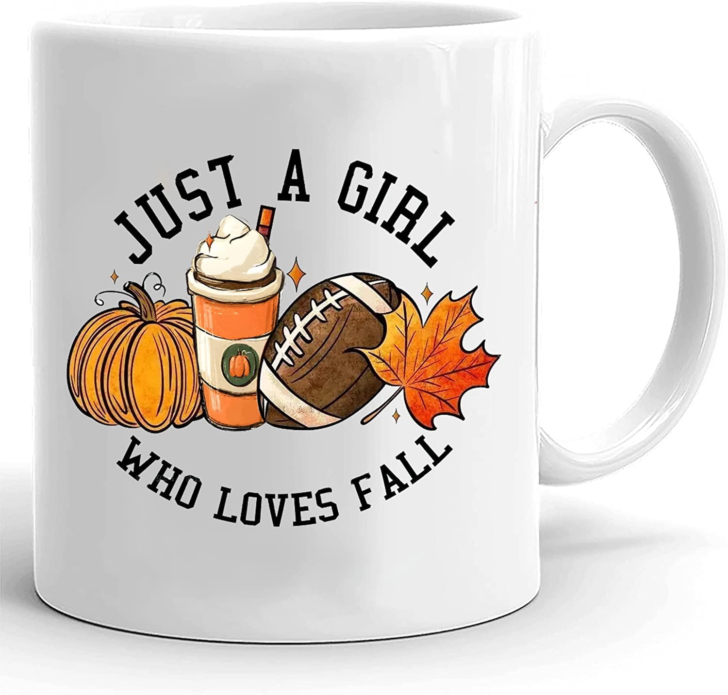 Fall Coffee Mug, Fall Lovin Kinda Girl, Pumpkin Mug, Cool Fall